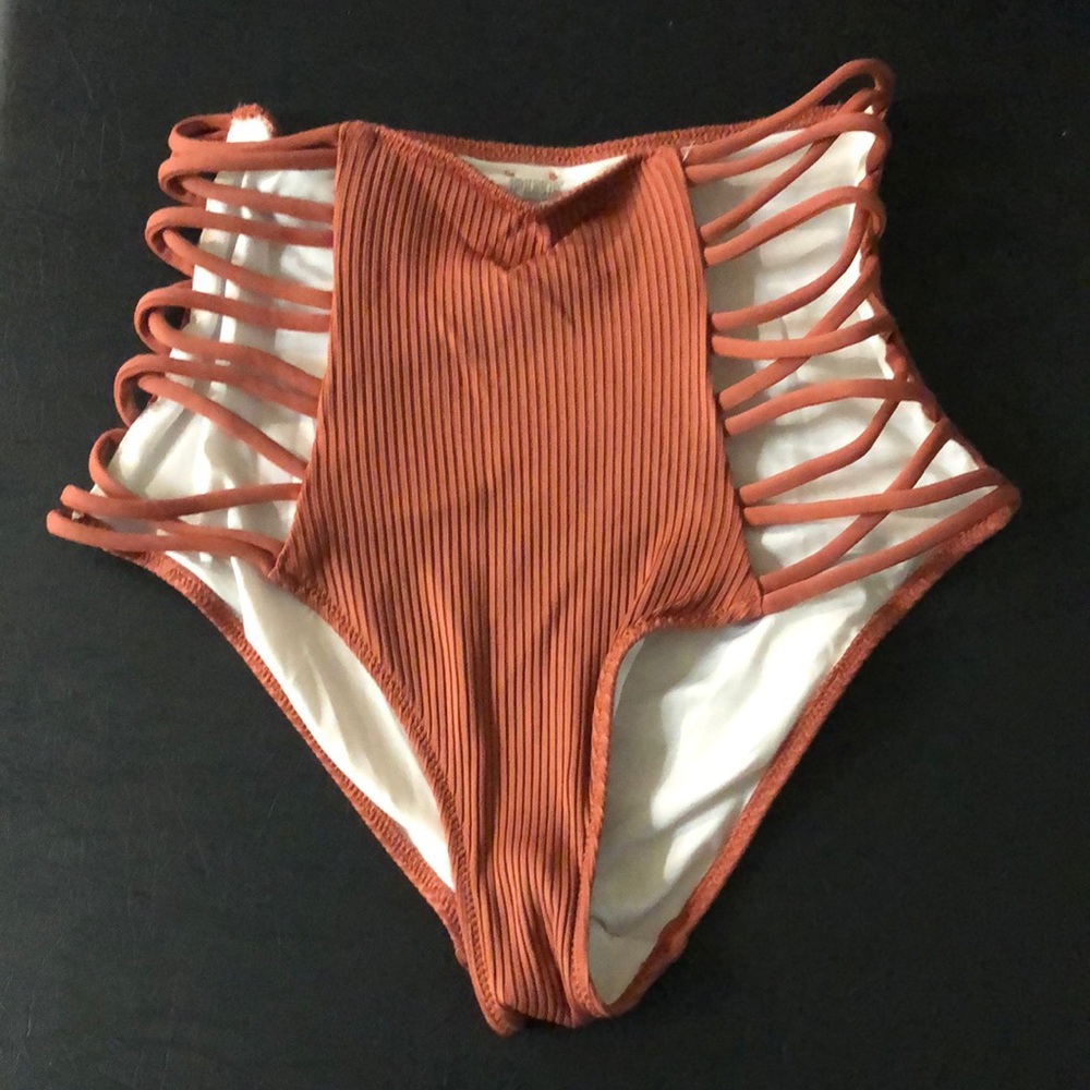 Victoria’s Secret Pink high waist swim bottom